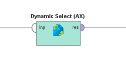 Dynamic Select operator