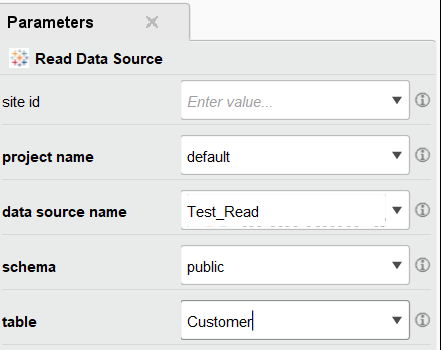 Select Parameters