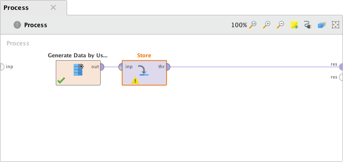 Store hello world data set