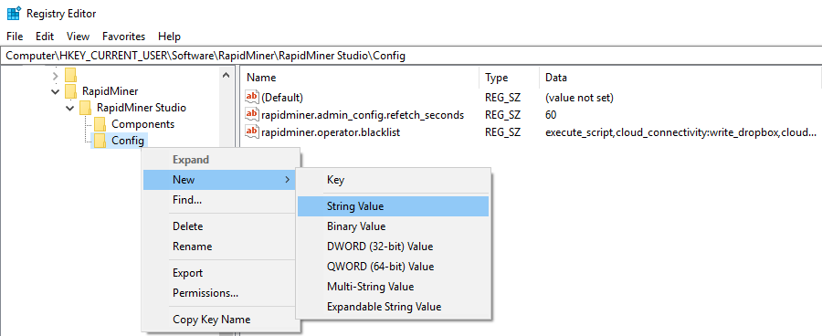 rapidminer studio 8.2