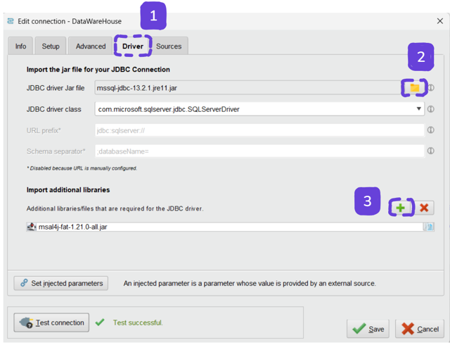 Microsoft Fabric Datawarehouse connection