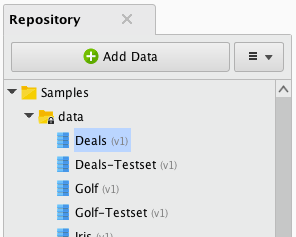Select data file